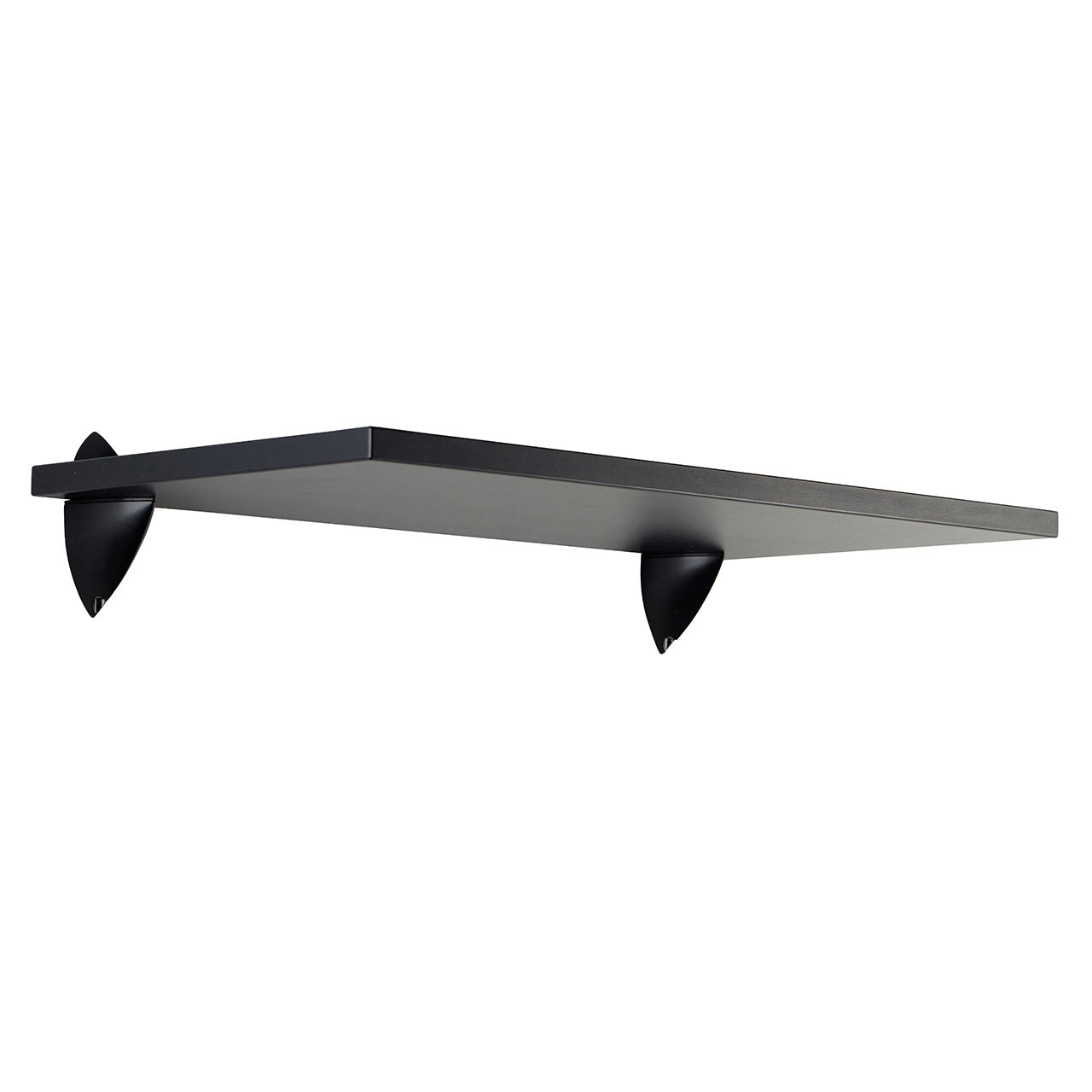 Black Wall Shelf With Black Clips