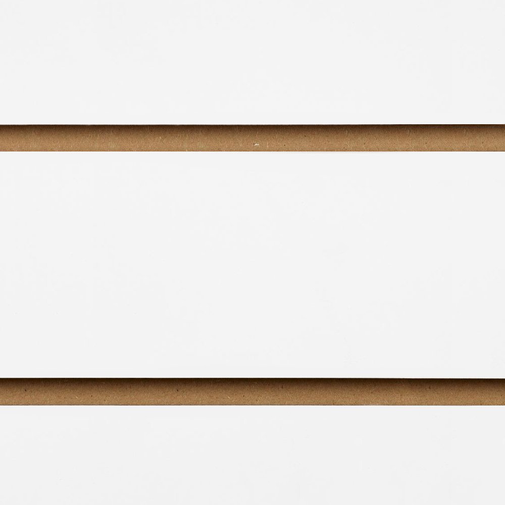 White Slatwall Panel - 100mm Centres - 18mm MDF
