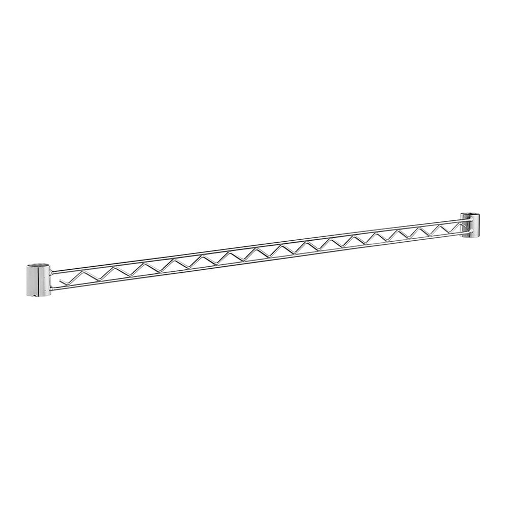 Side or Rear Support Rail for Chrome Wire Shelving