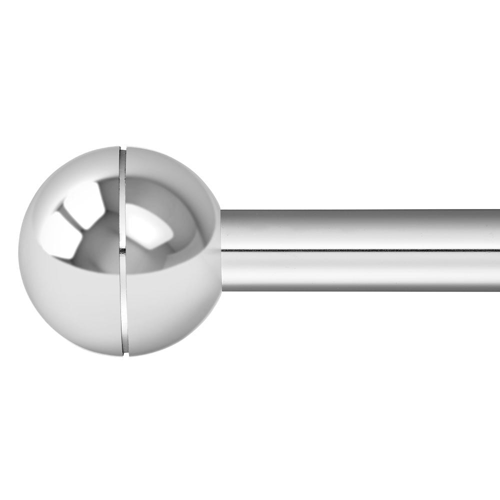 Chrome End Sphere for 25mm Dia. Chrome Tube Rail