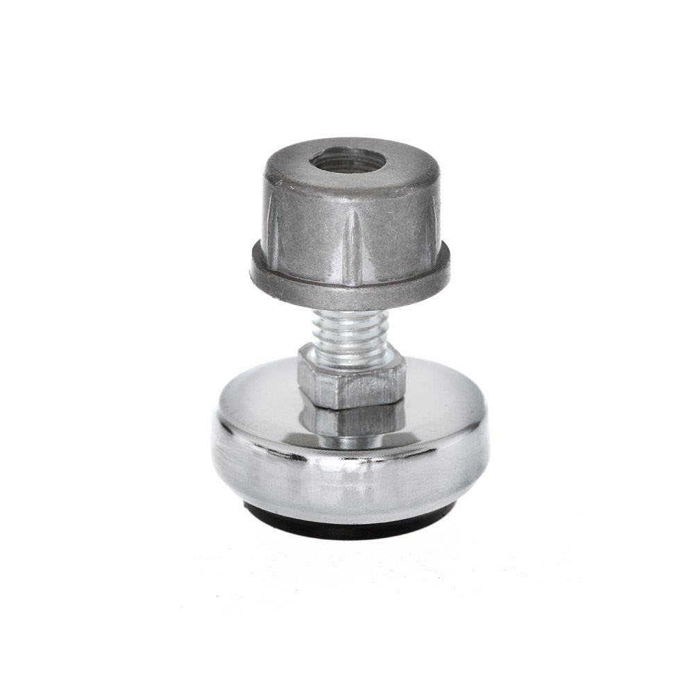 Push-in Adjustable Foot for 25mm Dia. Chrome Tube Rail