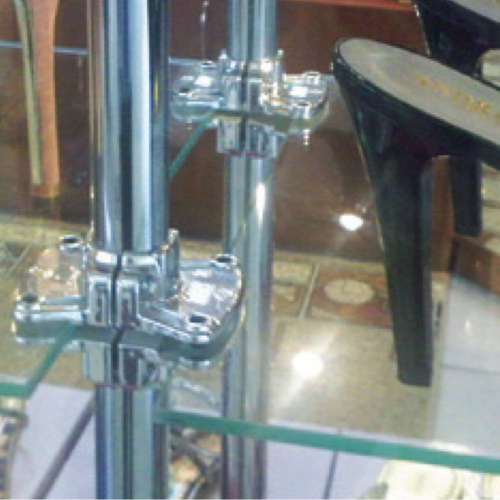 Double Support Joint for 25mm Dia. Chrome Tube Rail