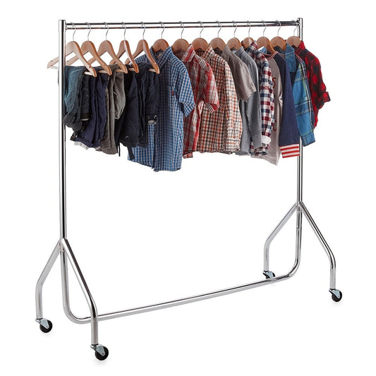Children's Chrome 4ft Wide Heavy-Duty Clothes Rail