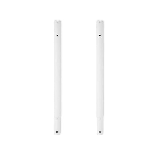 18inch Gloss White Height Extensions For Heavy-Duty Clothes Rail