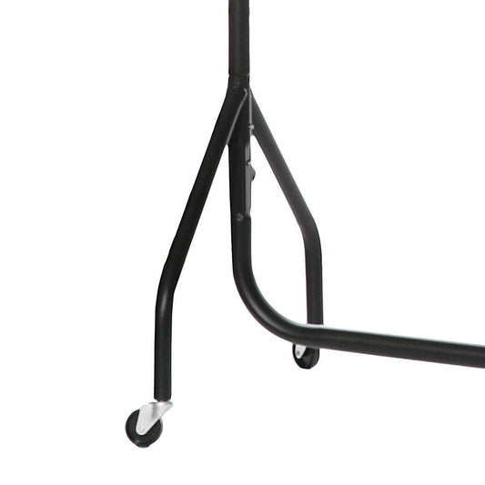 Childrens Black & Chrome Heavy-Duty Clothes Rail