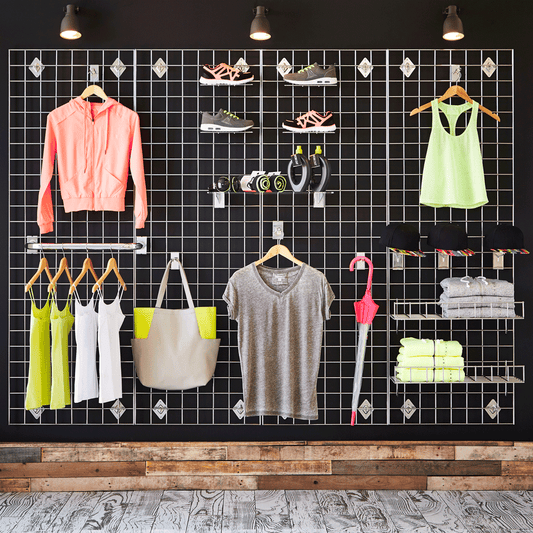 Chrome 7ft Grid Mesh Panel