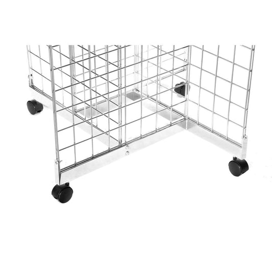 Four-Way Gridwall Mesh Stand - W610 x D610 mm