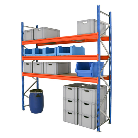 Longspan Warehouse Racking Shelving Frame - Depth: 600mm - Max 4000kg UDL
