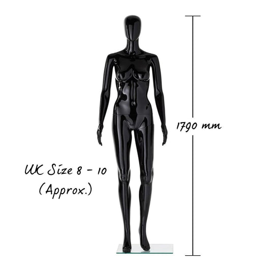 Vibe Mannequin 04 - Female - Gloss Black