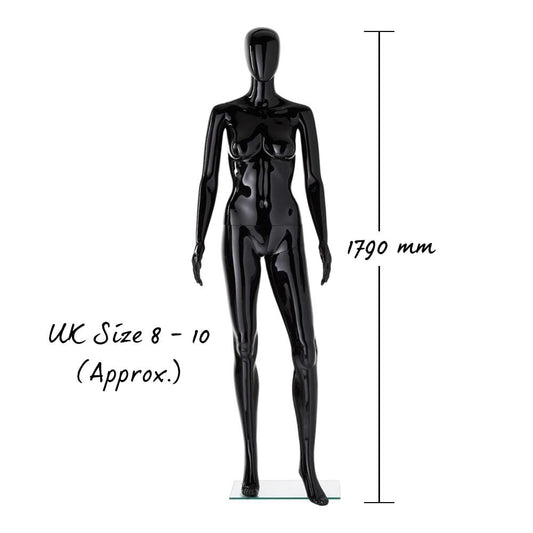 Vibe Mannequin 02 - Female - Gloss Black
