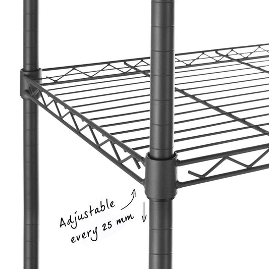 Wire Shelf for Carbon Grey Wire Shelving - W900 x D350mm