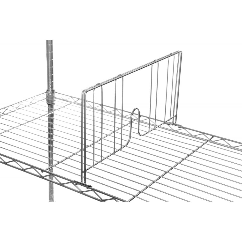 Chrome Wire Shelf Divider for Chrome Wire Shelving - H230 x W460mm
