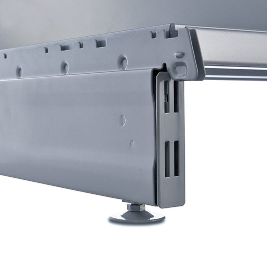 Silver End of Run for Retail Gondola Unit