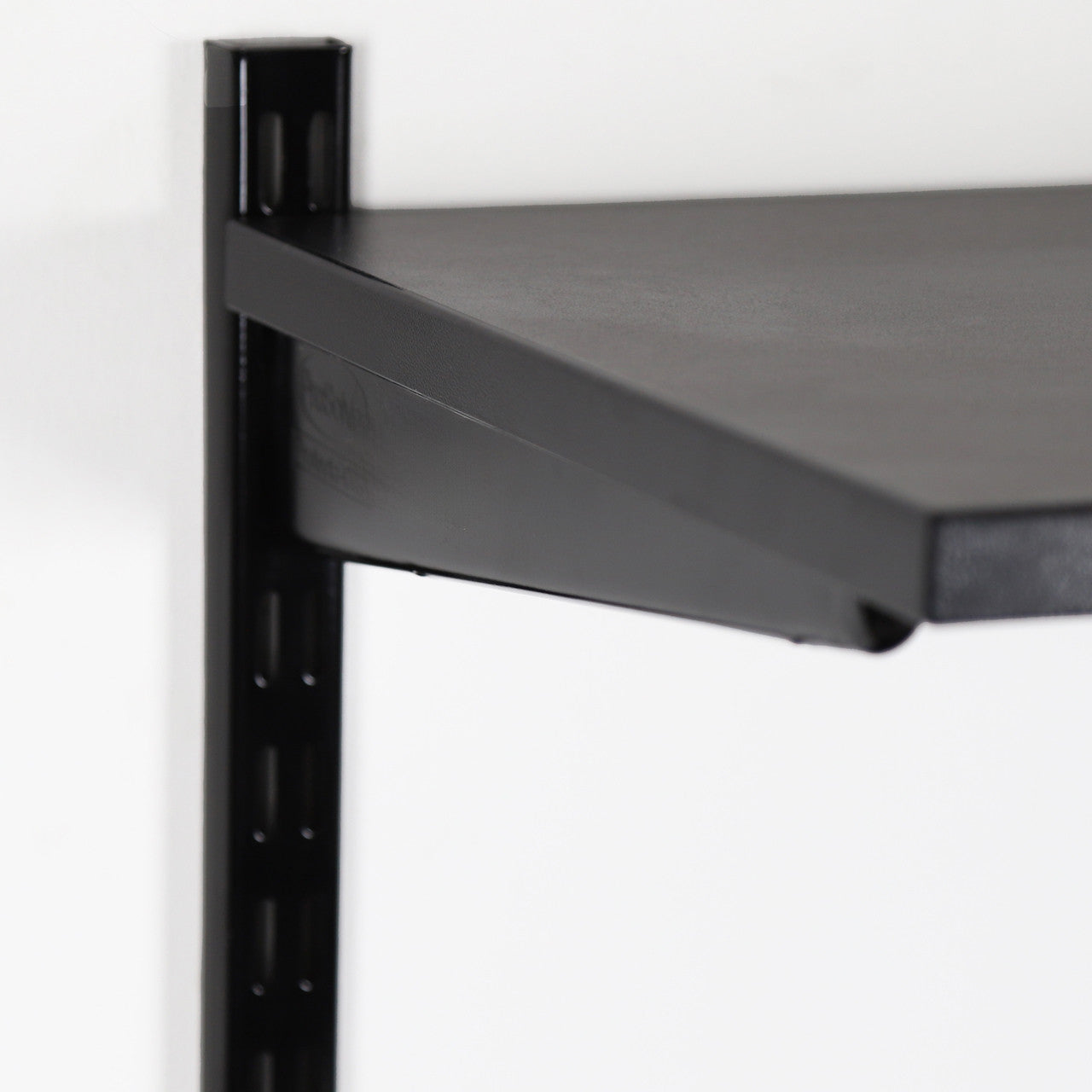 Black Twin Slot Shelving Kit - H430mm - 2 Shelves