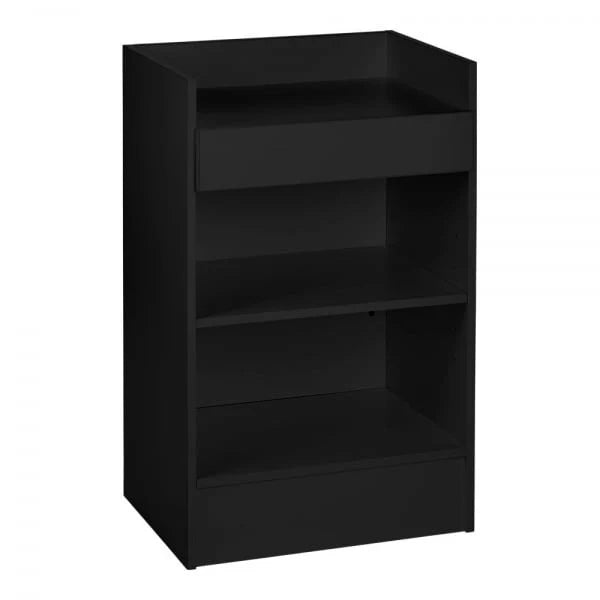 Black Shop Corner Counter and Till Unit Bundle - Silhouette Range