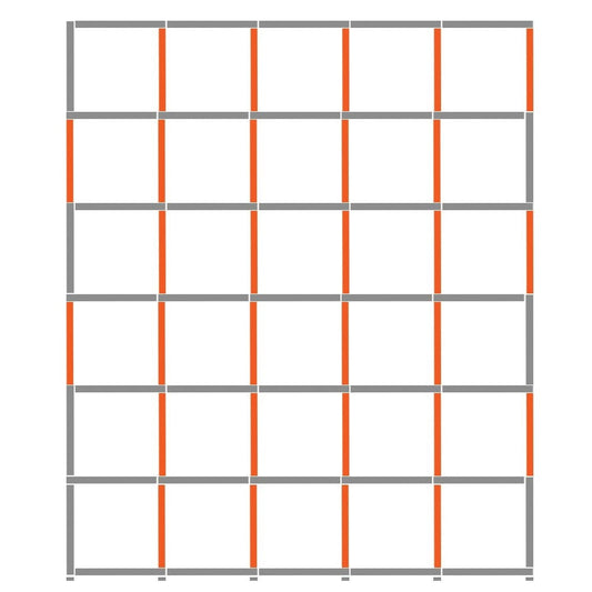 Cube Shelving Display & Storage Unit - 5 x 6