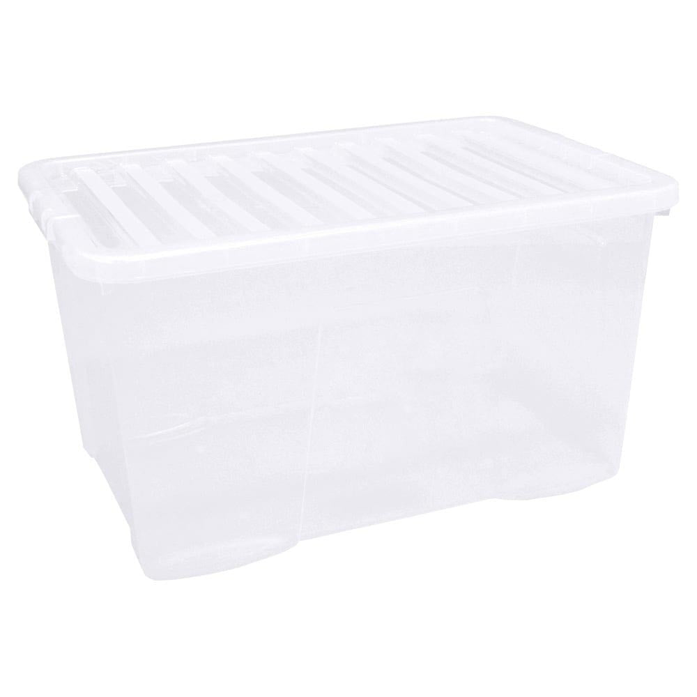 5 x 60L Clear Storage Boxes