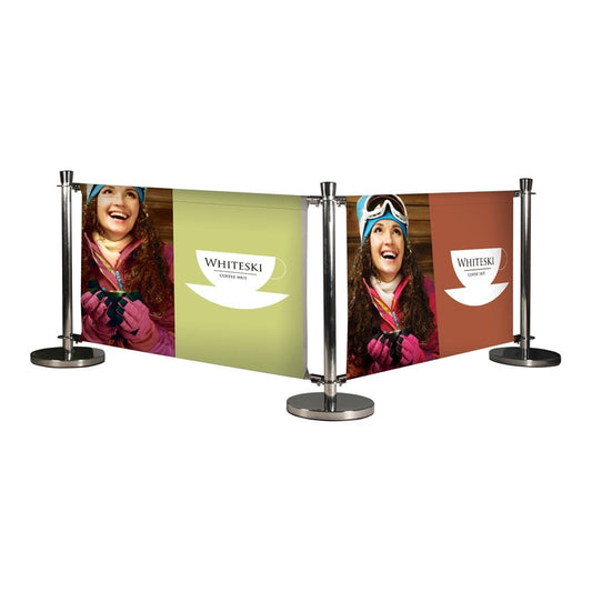 PVC Deluxe Screen for Cafe Barriers - Single Sided Graphics
