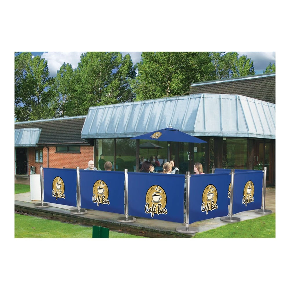 PVC Deluxe Screen for Cafe Barriers - Single Sided Graphics