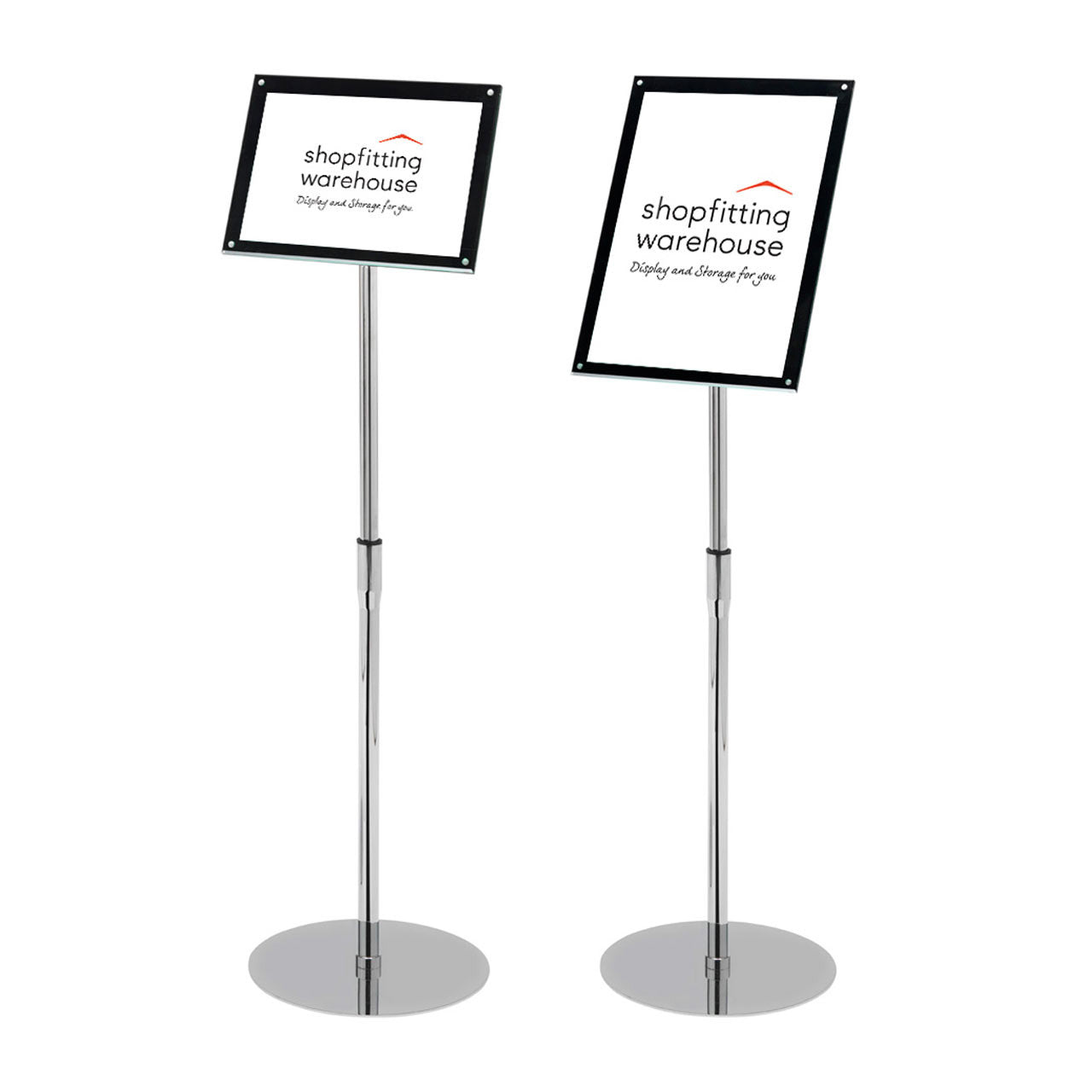 Adjustable Floor-Standing Sign Holder - A3
