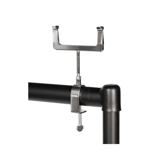 Chrome Clamp-On Card Holder For Heavy Duty Clothes Rail