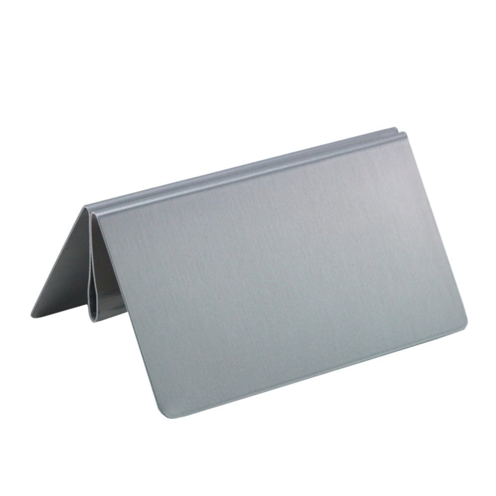 Stainless Steel Menu Holder - 100mm wide