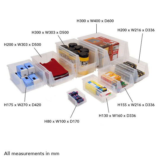 Plastic Multipurpose Storage Bins