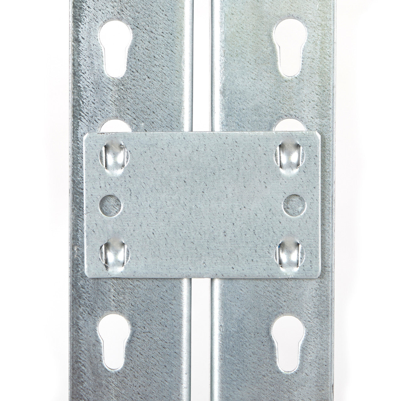 Galvanised Tie Plates For Heavy-Duty Steel Shelving Units - Pack of 4 - Up to 400kg UDL