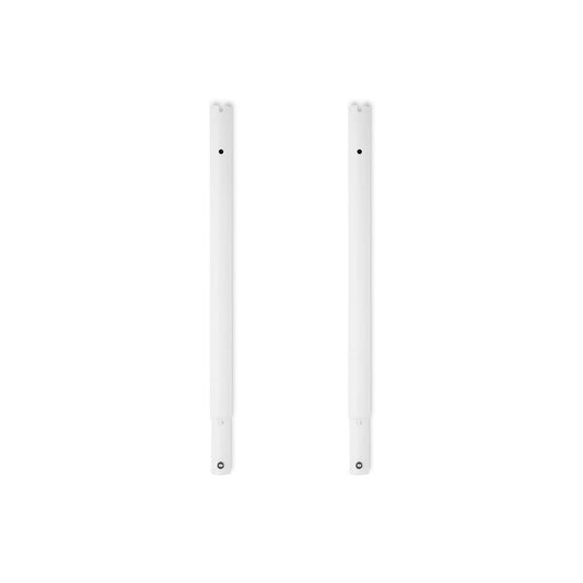 12inch White Height Extensions For 5ft & 6ft Heavy-Duty Clothes Rail