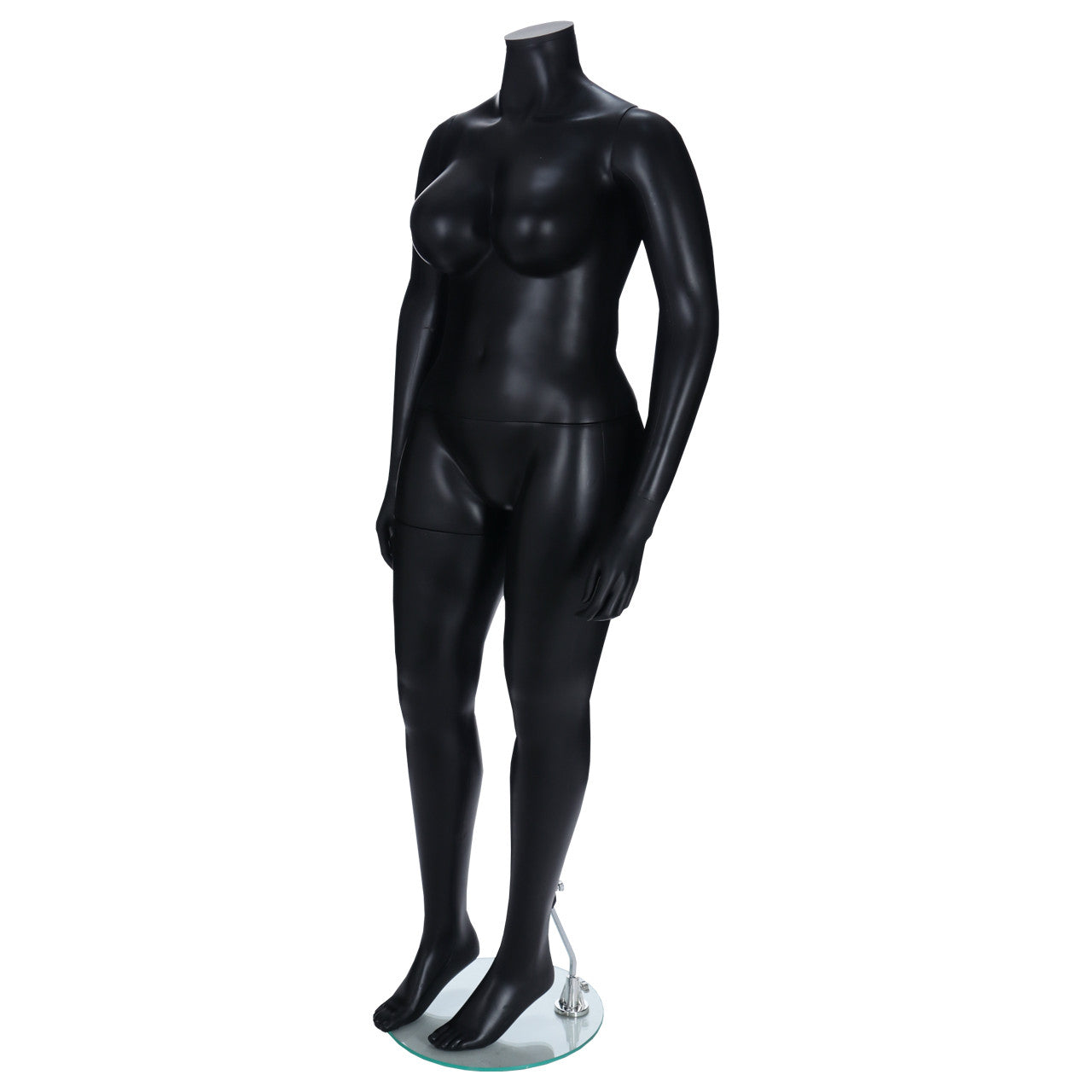 Curve Voluptuous Headless Mannequin - Female - Matt Black