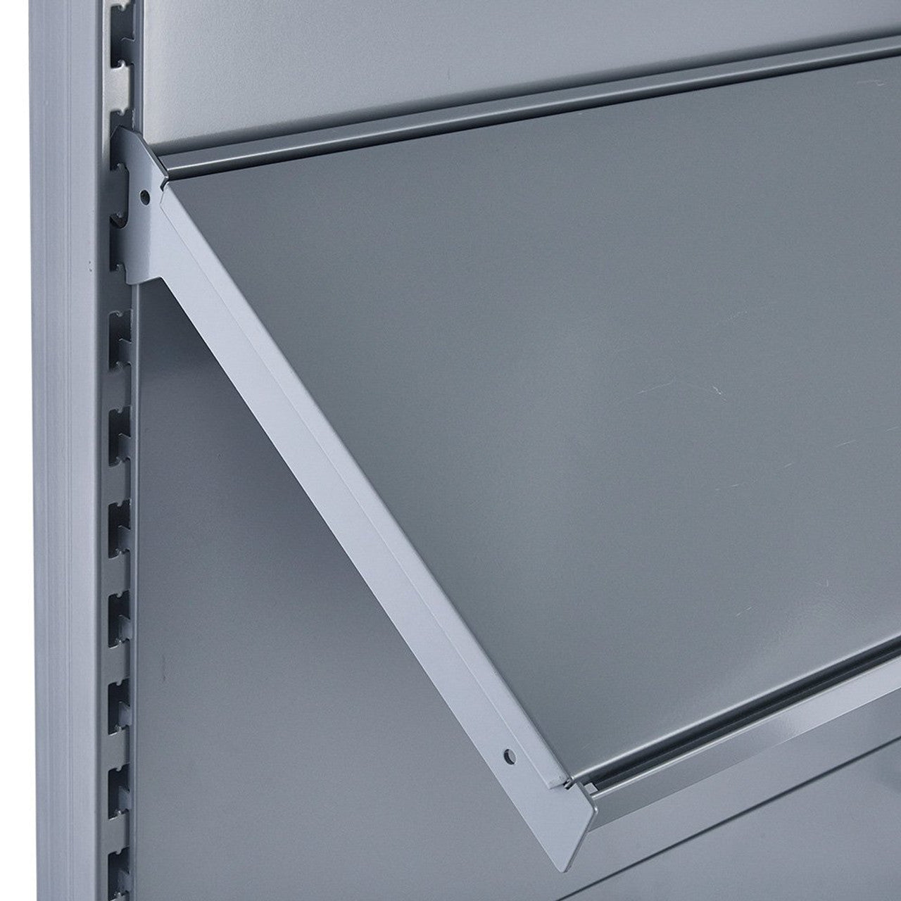 Silver Shelf And Brackets for Retail Shelving Units - Choice of Sizes