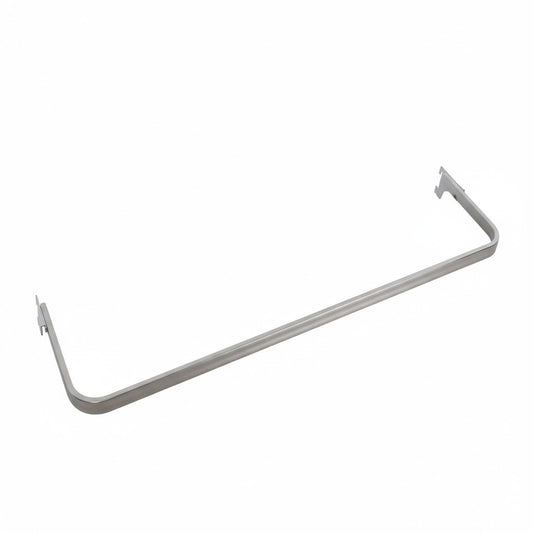 Chrome Garment D Rail for Retail Shelving