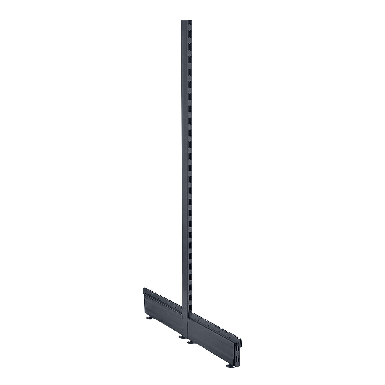 Dark Grey Retail Shelving Modular Gondola Unit - 6 x 370mm Shelves - H1400mm