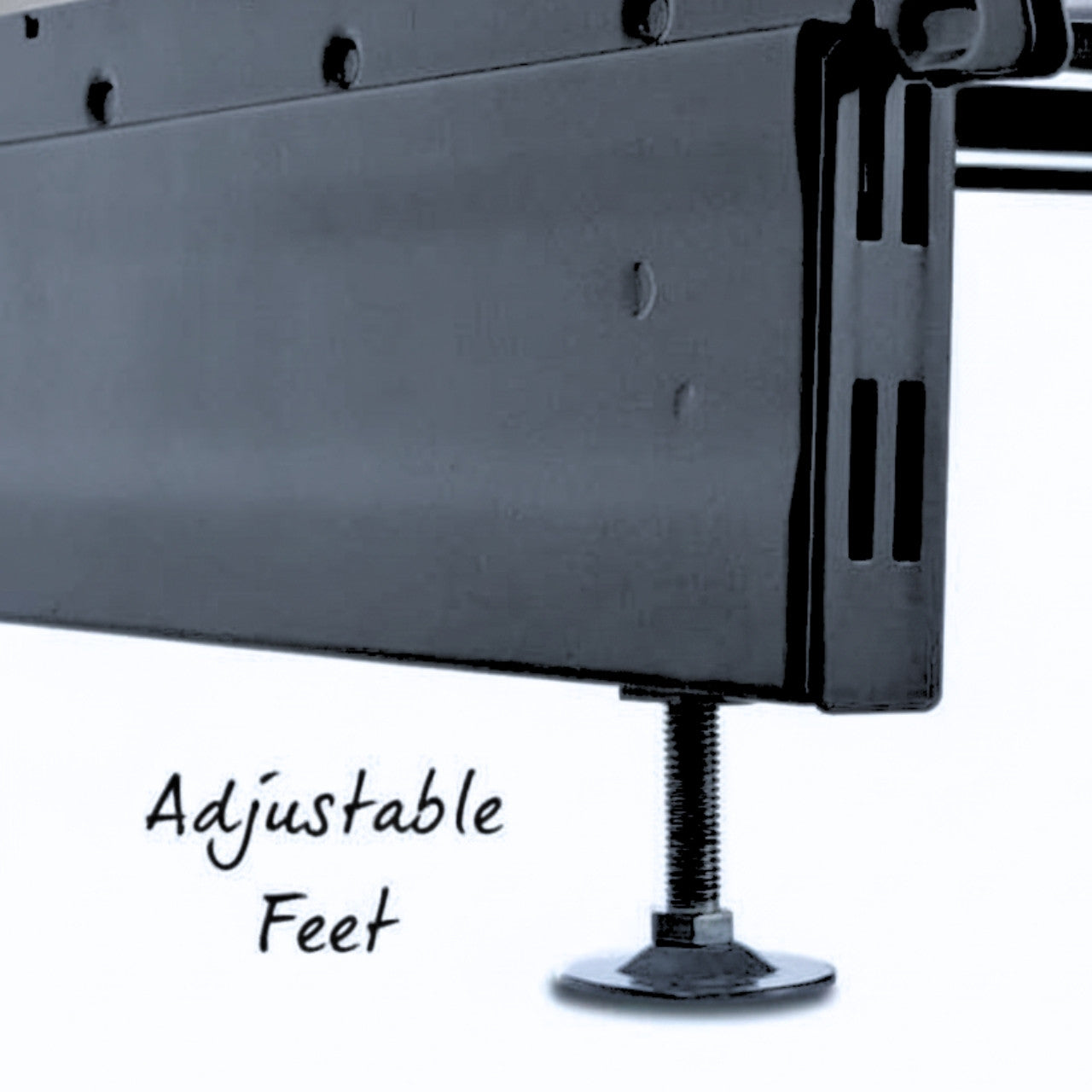Trade & Exhibition Stand - Dark Grey Retail Shelving Wall Unit - Perforated Back Panels with 32 Hooks - H2100mm