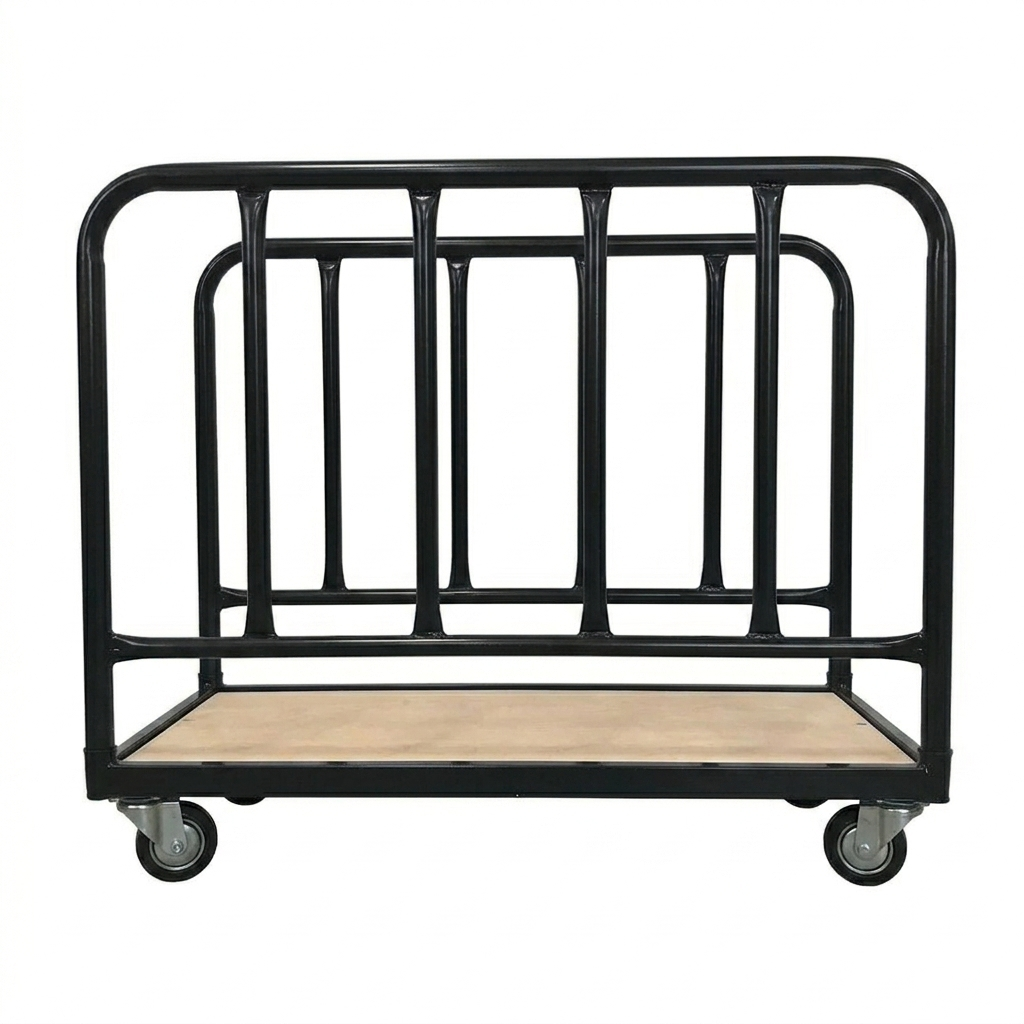 Black 2-Sided Platform Truck - H870 x W1000 x D500mm - Up To 250Kg UDL