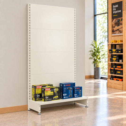 Jura White plain-panel wall unit lifestyle