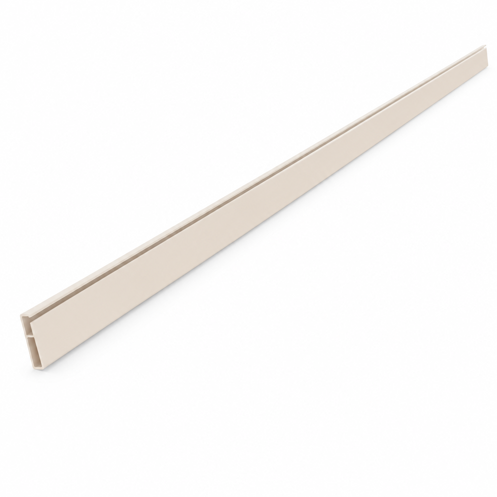 Proposed cut-out of the cream slatwall end cap