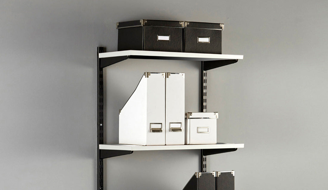 Create Stunning Colour Combos with Twin Slot Shelving