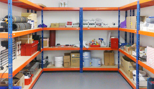Built-To-Last Boltless Shelving for a Perfectly Practical Warehouse