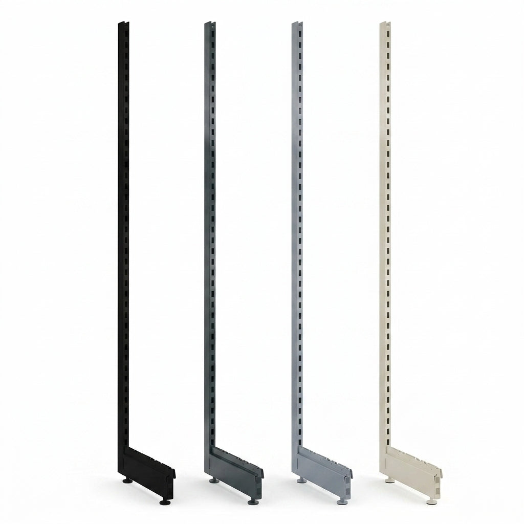 End of Run Uprights for Retail Shelving Wall Unit