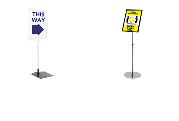 Floor-Standing Poster Holders