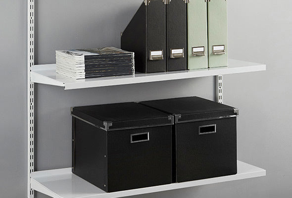 Metal Wall-Fix Shelving