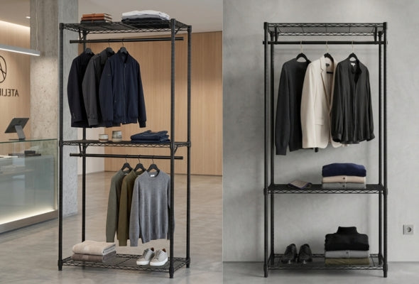Black Wire Clothes Racks