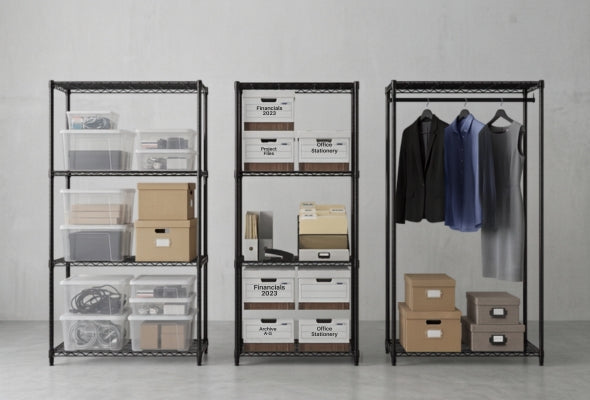 Black Wire Shelving