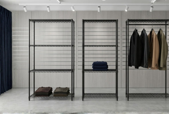 Black Wire Shelving