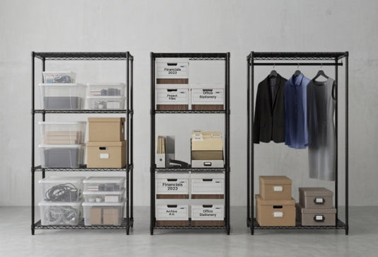 Black Wire Shelving
