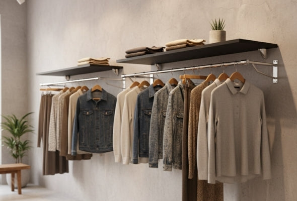 Shelves With Rails