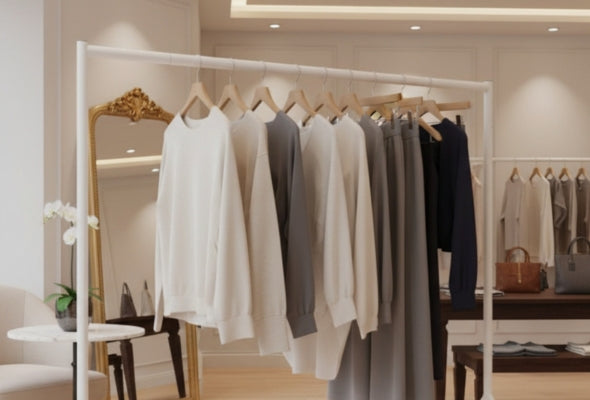 White Clothes Rails