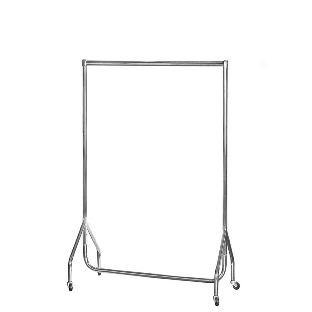 Chrome Heavy-Duty Clothes Rail