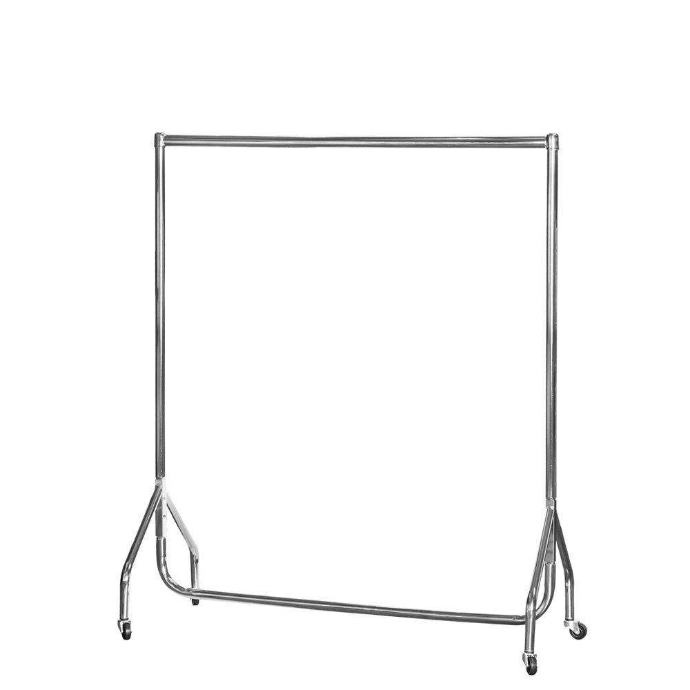 Chrome Heavy-Duty Clothes Rail